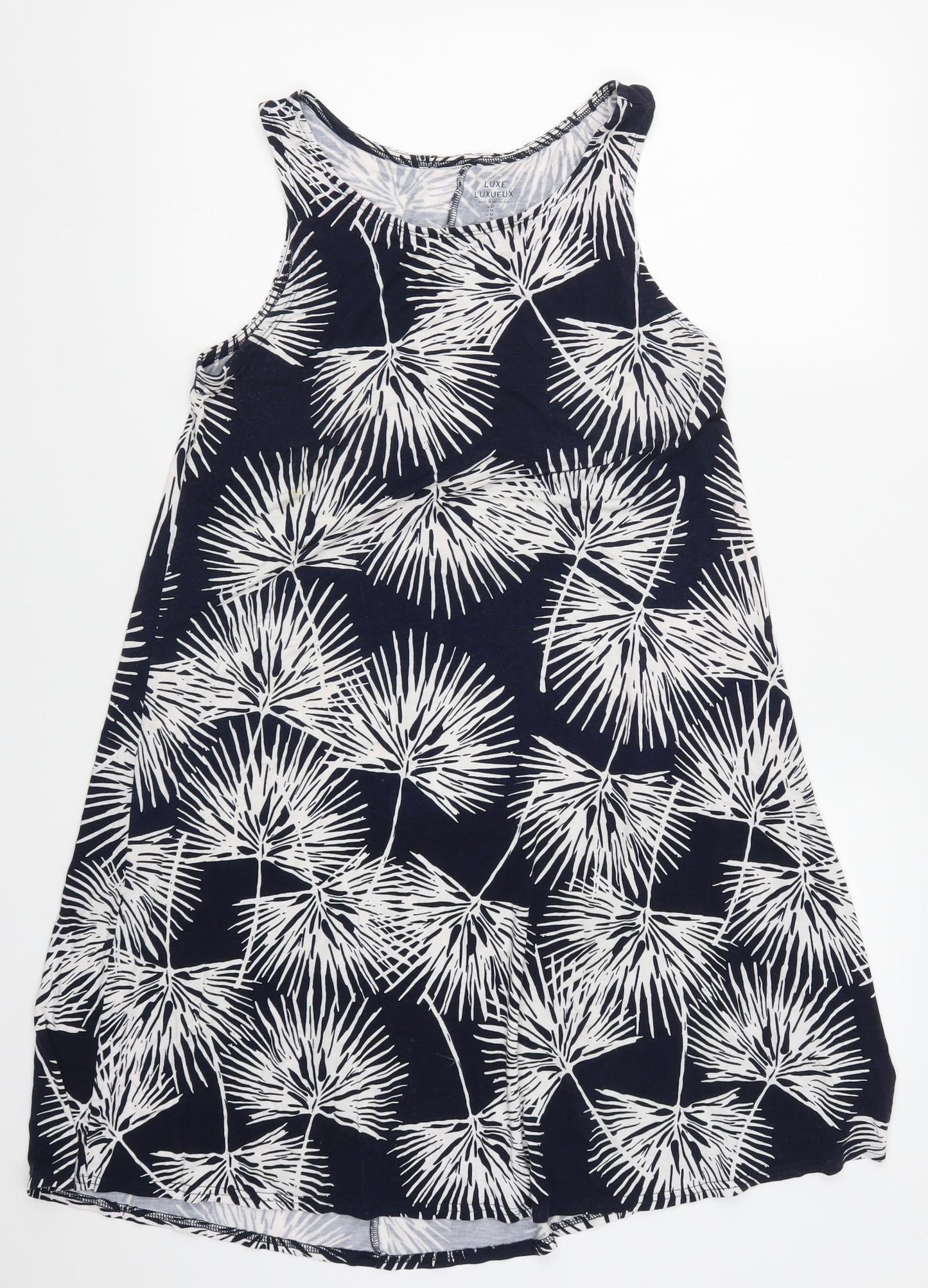 Gap Womens Blue Floral  Tank Dress  Size M