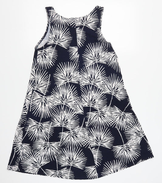 Gap Womens Blue Floral  Tank Dress  Size M