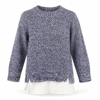 Womens UK Size 10 H&M Blue Pullover Jumper