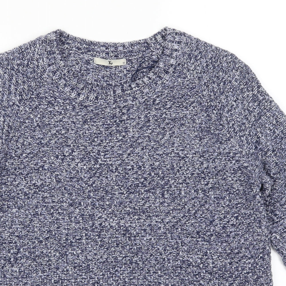 Womens UK Size 10 H&M Blue Pullover Jumper