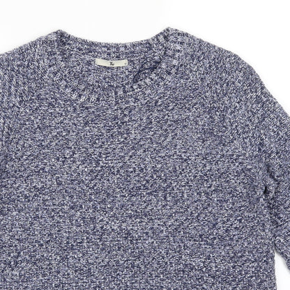 Womens UK Size 10 H&M Blue Pullover Jumper