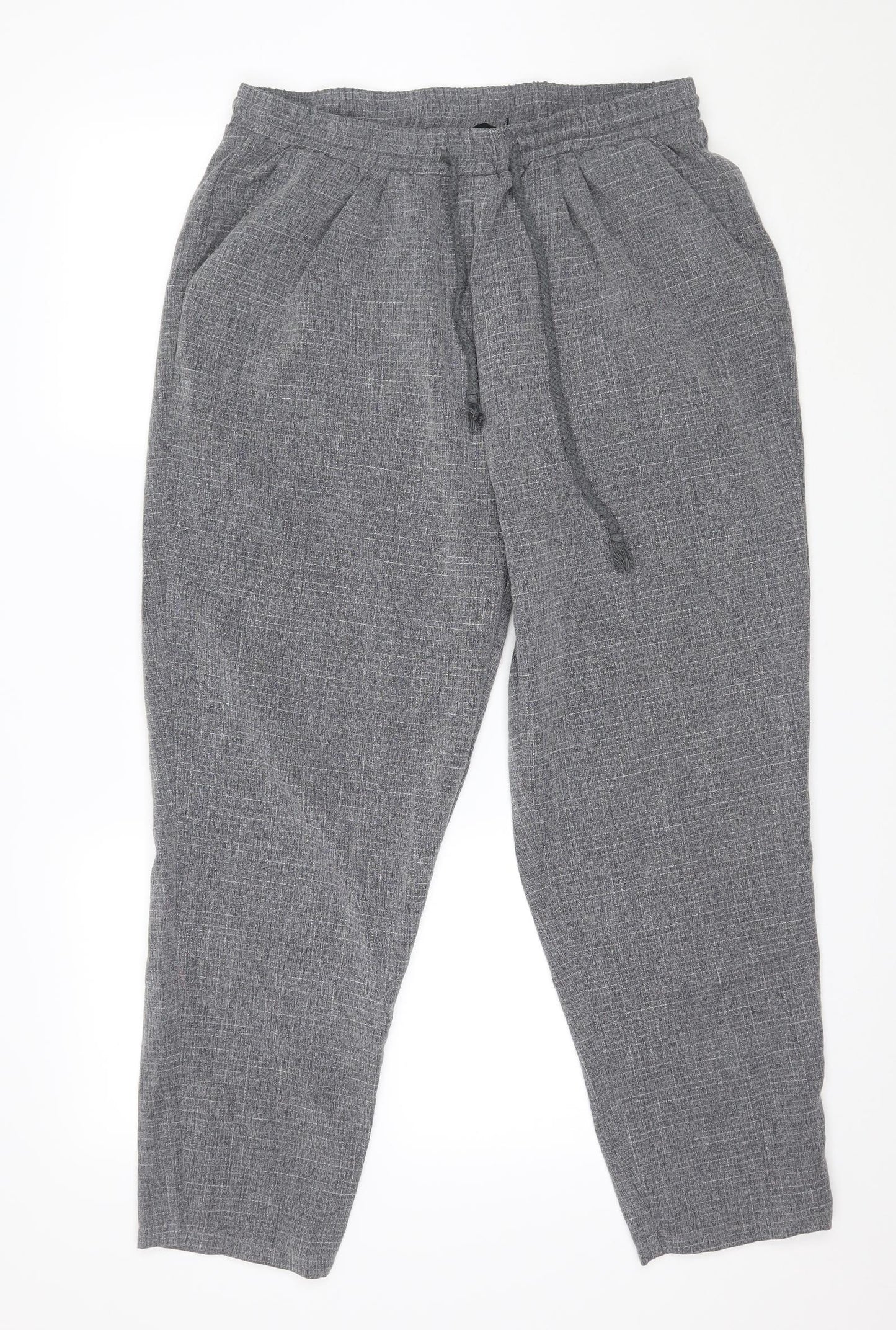 Womens UK Size 14 PRETTYLITTLETHING Regular Fit  Blue Trousers