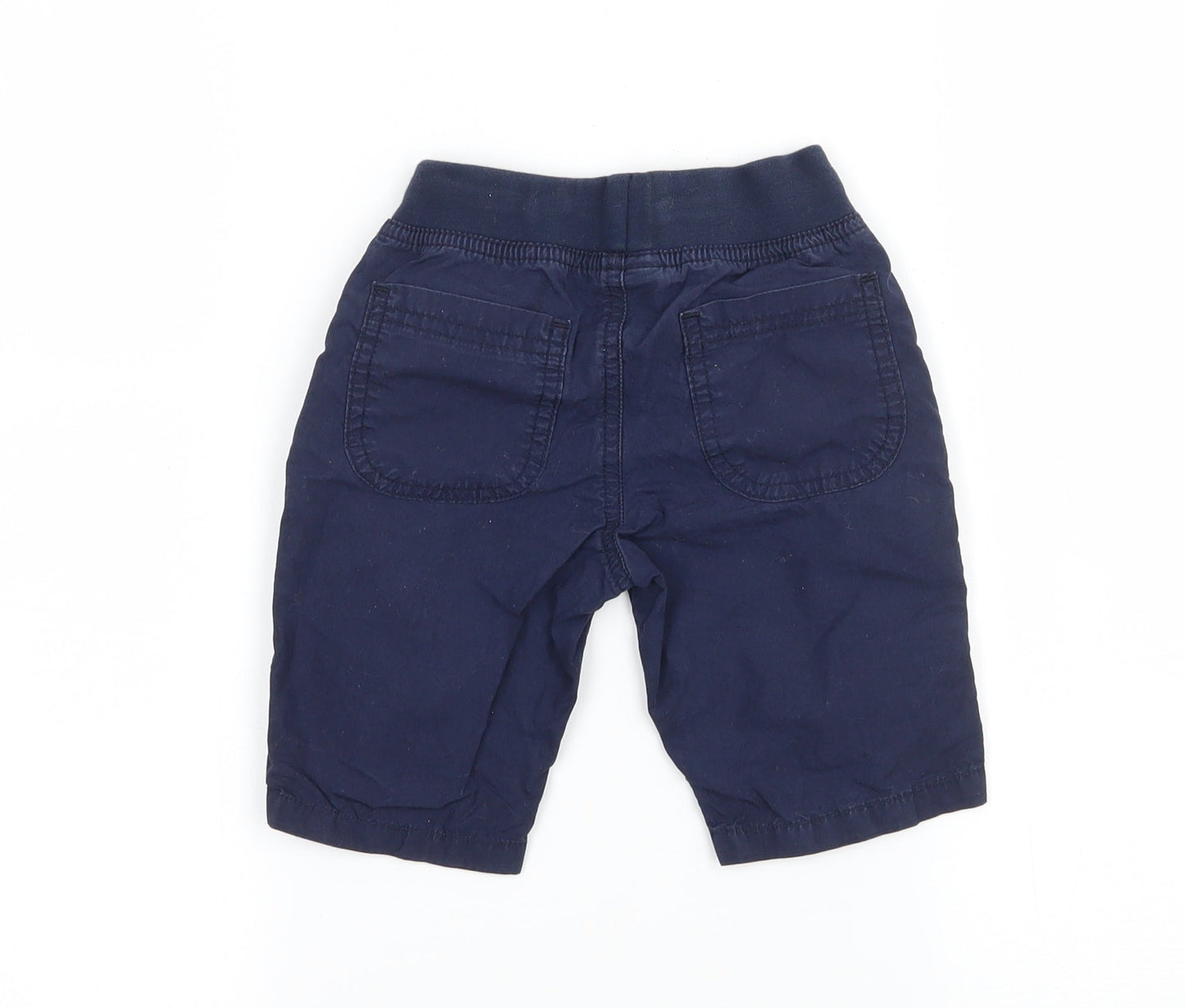 JAKO-O Boys Blue  Ramie Cargo Trousers Size 12-18 Months
