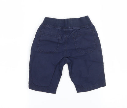 JAKO-O Boys Blue  Ramie Cargo Trousers Size 12-18 Months