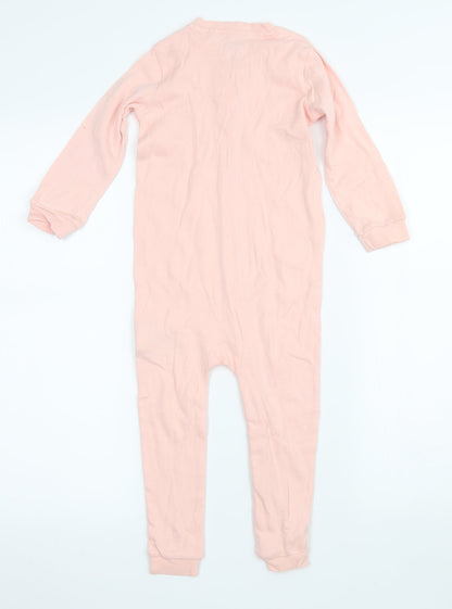 Lupliu Girls Pink  Jersey Babygrow One-Piece Size 18 Months  - Sweet Flower
