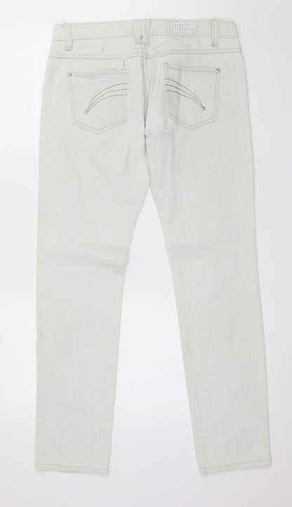 Sakura Womens Blue  Denim Skinny Jeans Size 10 L31 in
