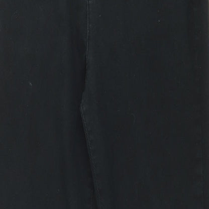 Preworn Womens Black  Denim Skinny Jeans Size 26 in L27 in