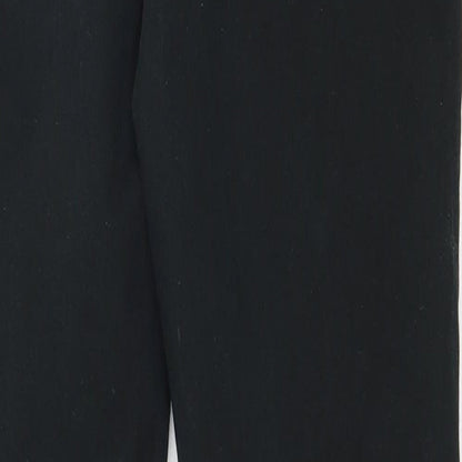 Preworn Womens Black  Denim Skinny Jeans Size 26 in L27 in