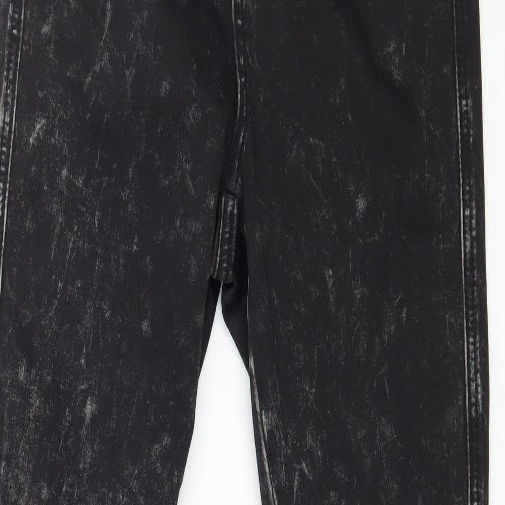 New Look Girls Black  Denim Skinny Jeans Size 13 Years - Distressed