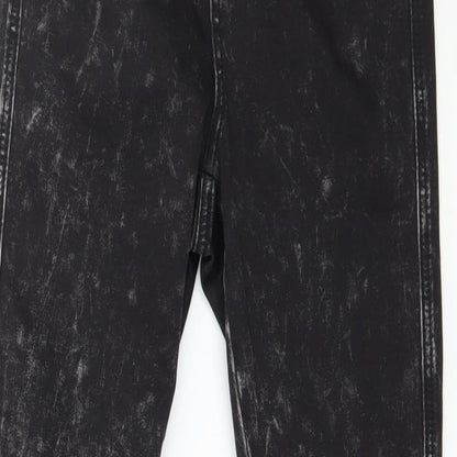 New Look Girls Black  Denim Skinny Jeans Size 13 Years - Distressed