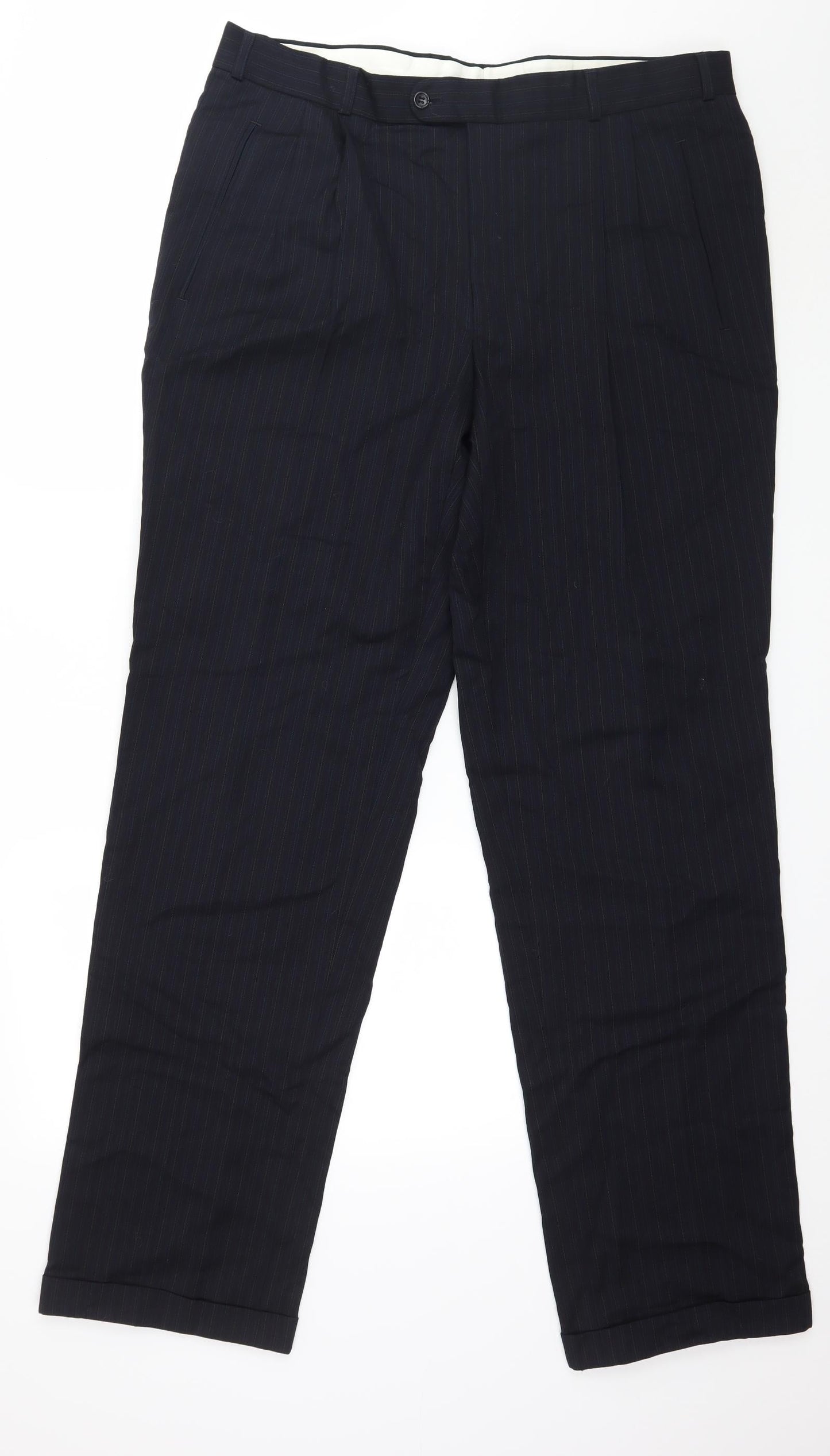 Preworn Mens Blue   Trousers  Size 38 in L33 in