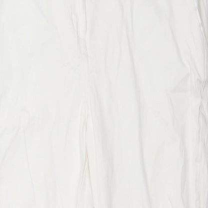 Atmosphere Womens White   Trousers  Size 12 L26 in
