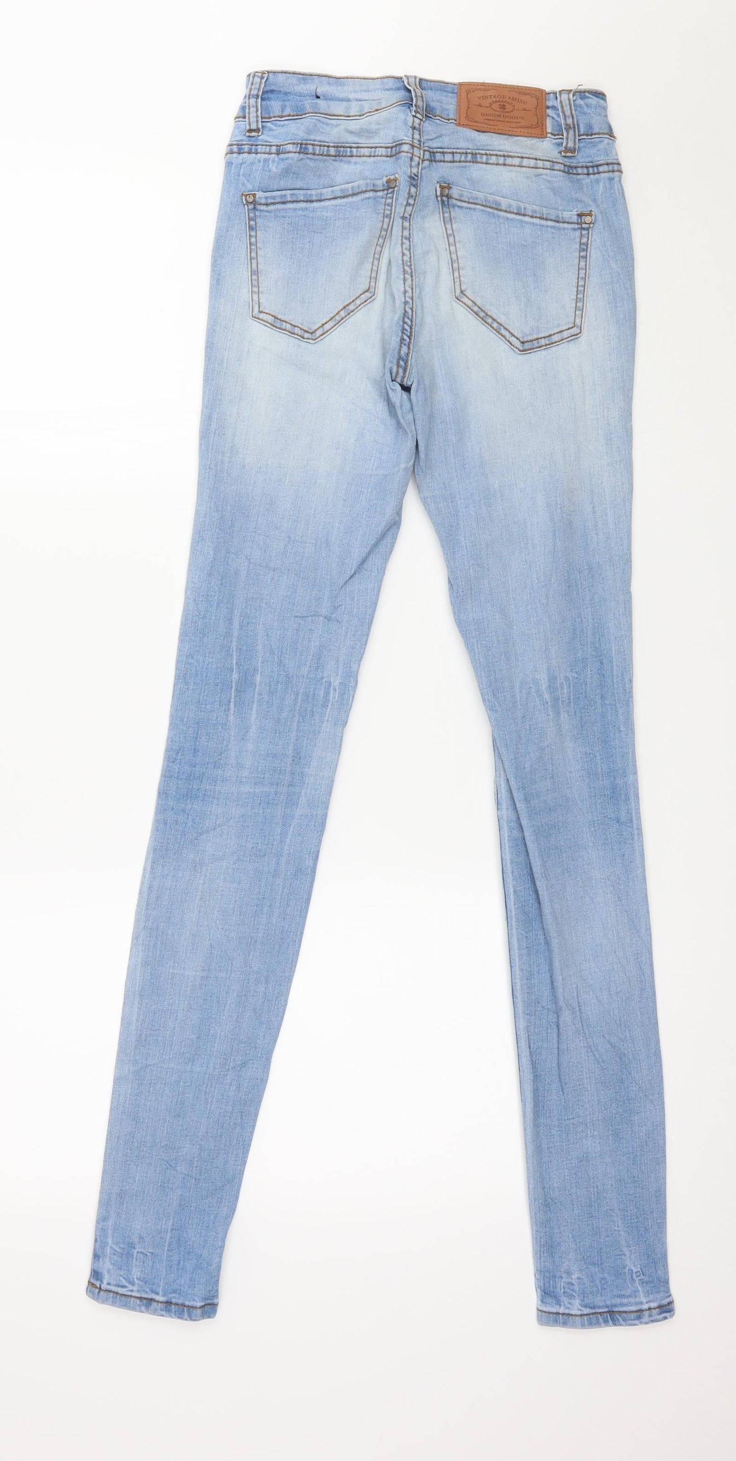 Womens UK Size 26 in Amisu Regular Fit Skinny Blue Jeans