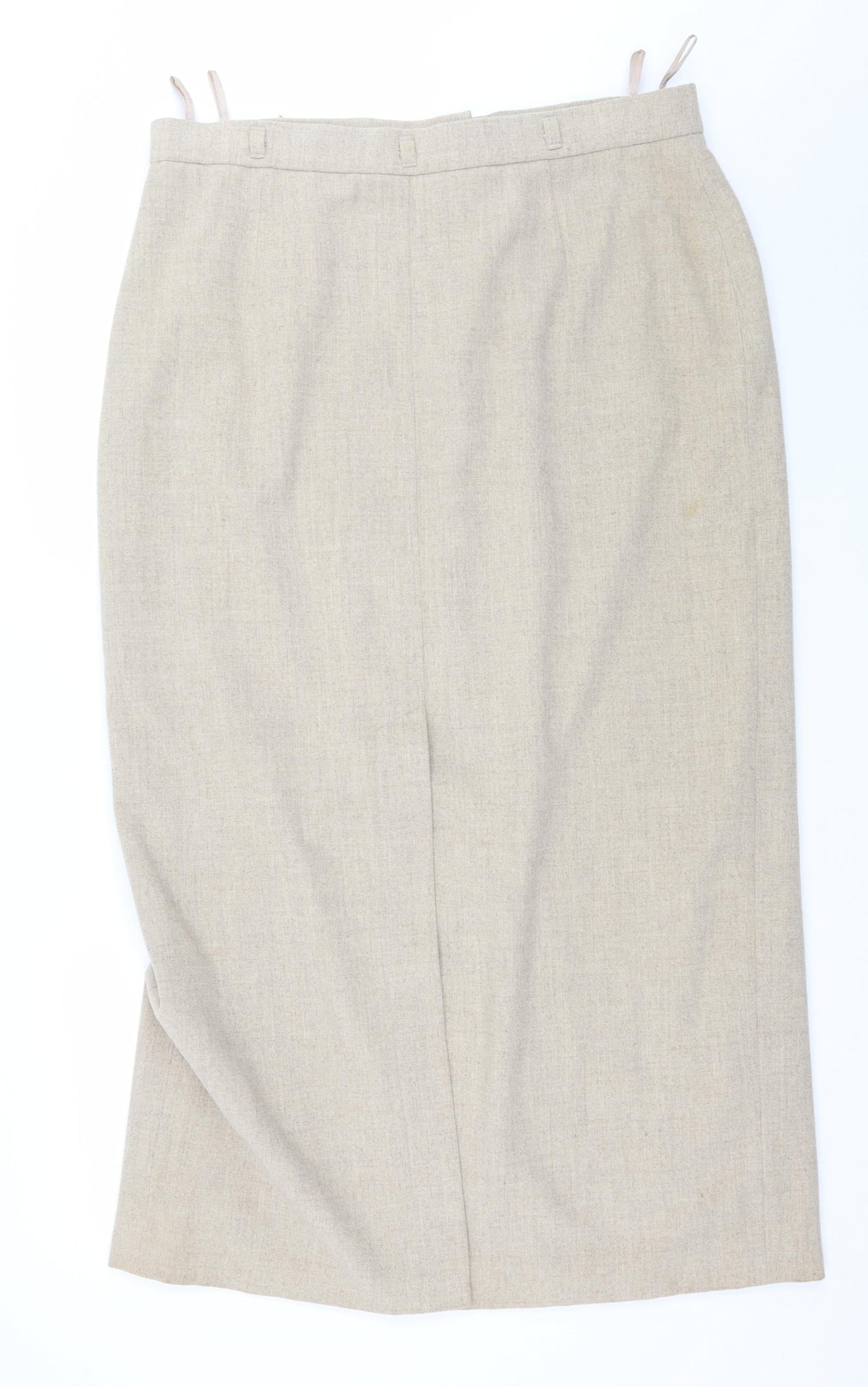 Hirsch Womens Ivory   Straight & Pencil Skirt Size 20