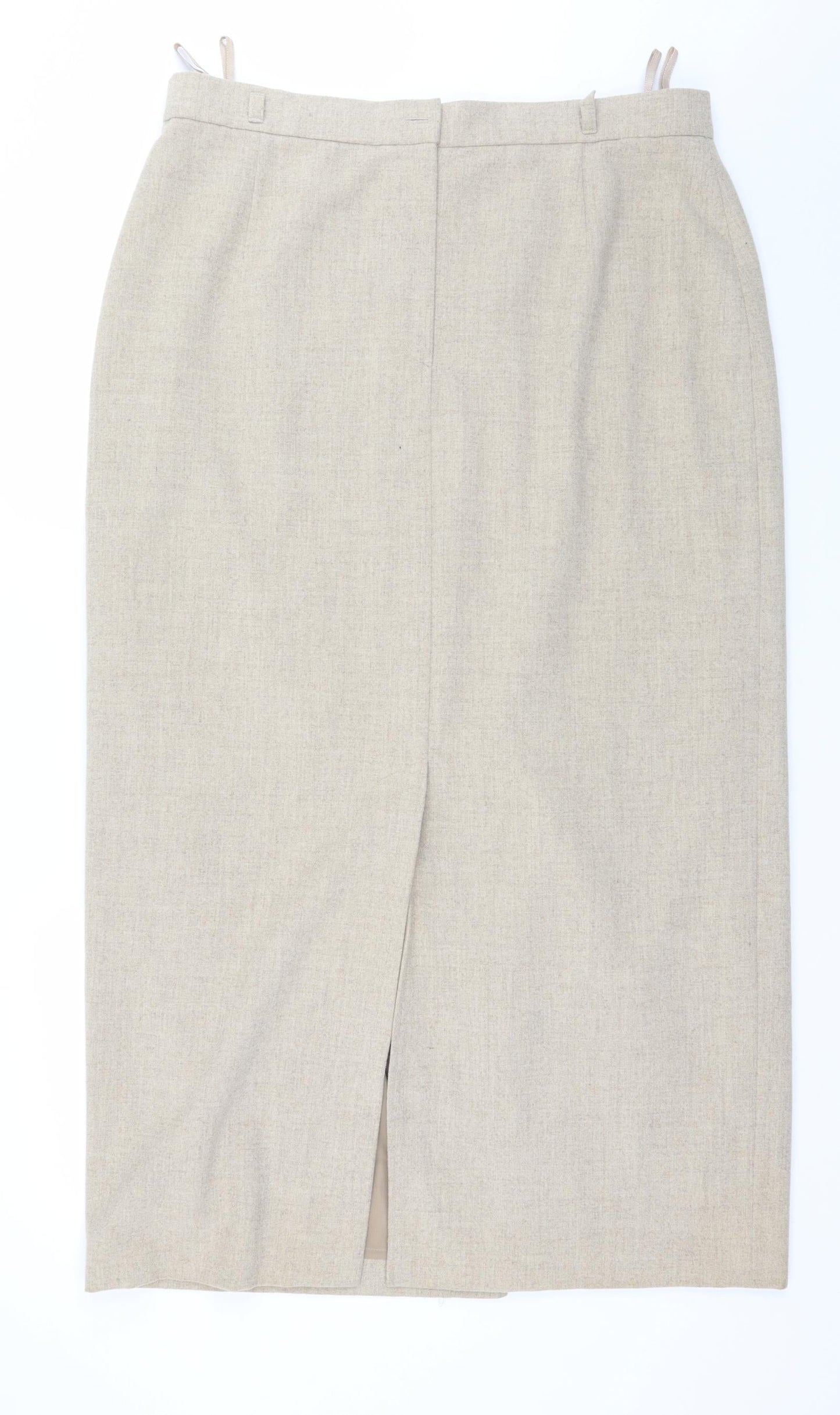 Hirsch Womens Ivory   Straight & Pencil Skirt Size 20