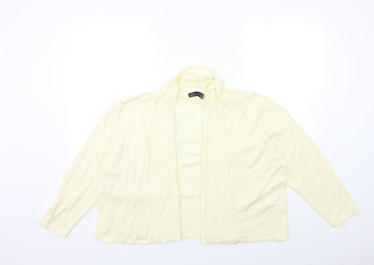 Womens UK Size XL Marks and Spencer Beige Cardigan Jumper