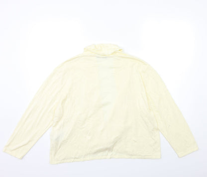 Womens UK Size XL Marks and Spencer Beige Cardigan Jumper