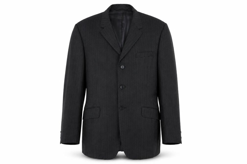 Mens UK Size 38 Preworn Regular Black Suit Jacket