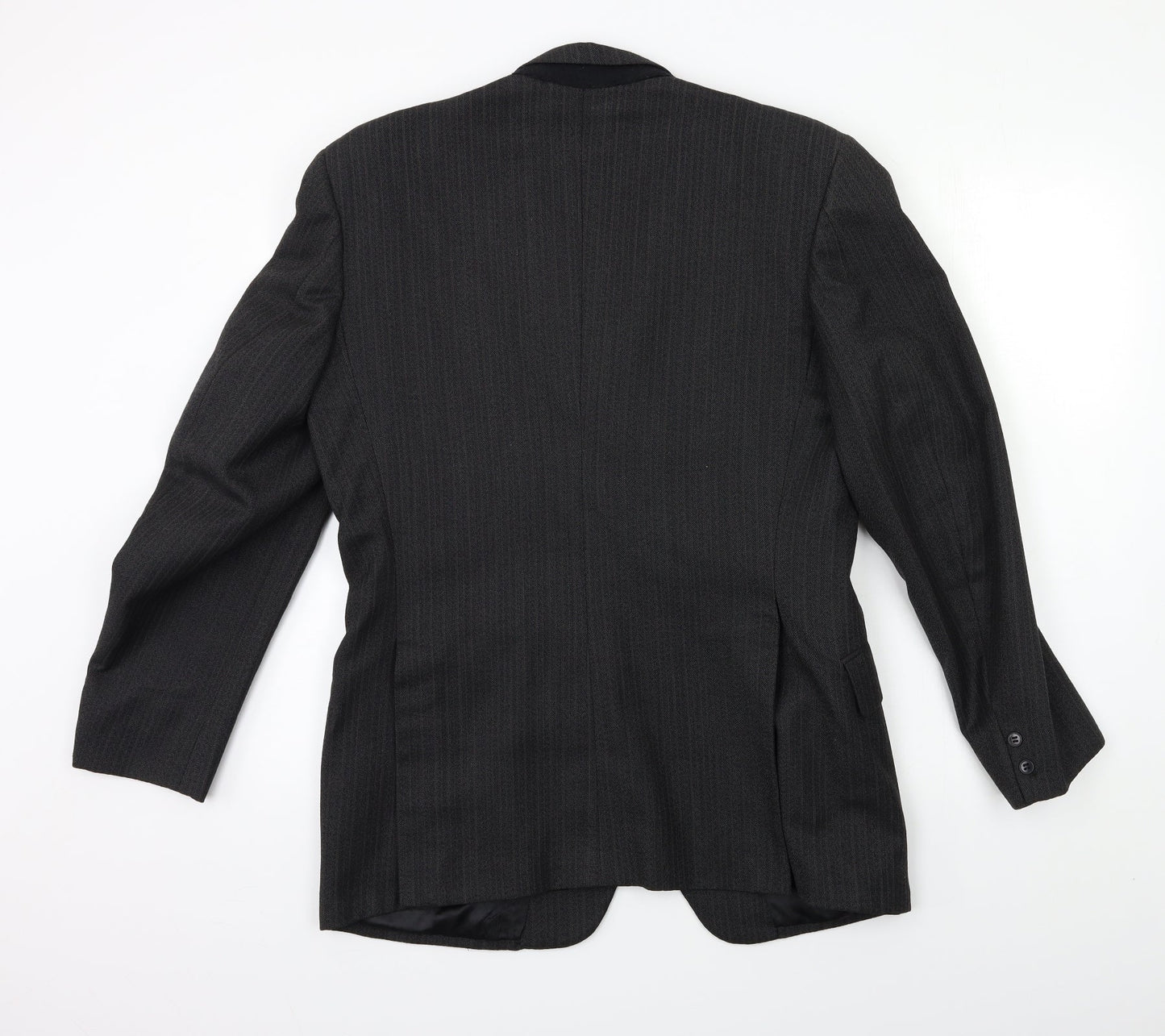 Mens UK Size 38 Preworn Regular Black Suit Jacket