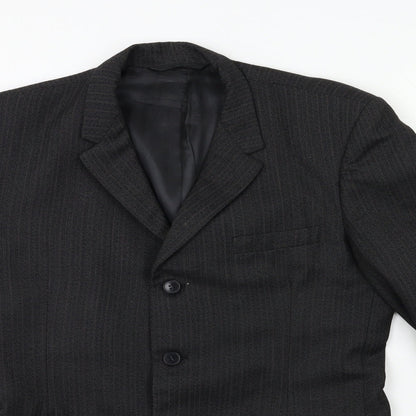 Mens UK Size 38 Preworn Regular Black Suit Jacket