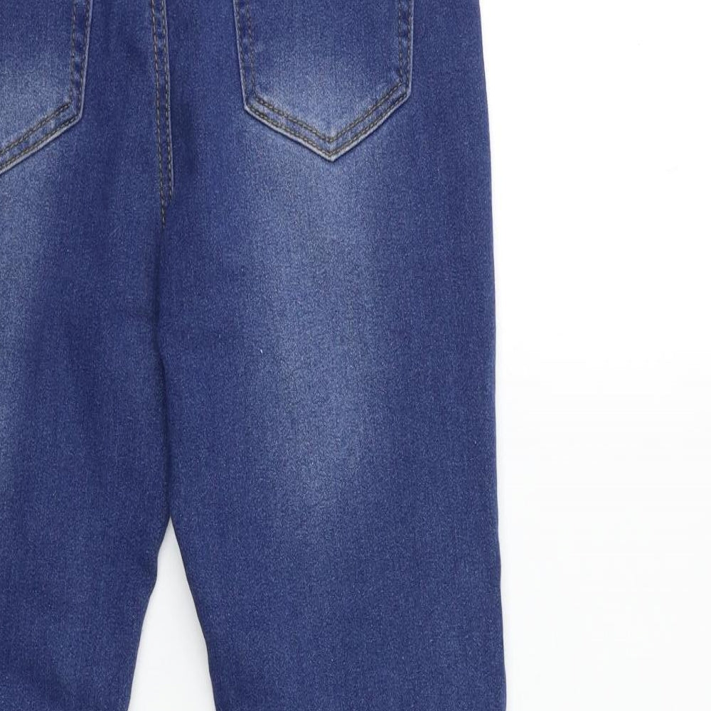 PRETTYLITTLETHING Womens Blue  Denim Skinny Jeans Size 10 L26 in