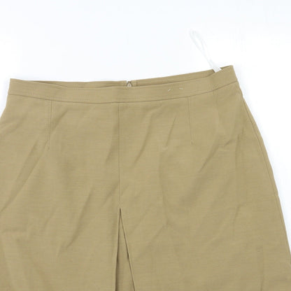 F&F Womens Beige   A-Line Skirt Size 14