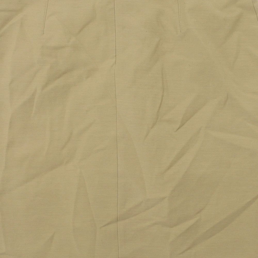 F&F Womens Beige   A-Line Skirt Size 14