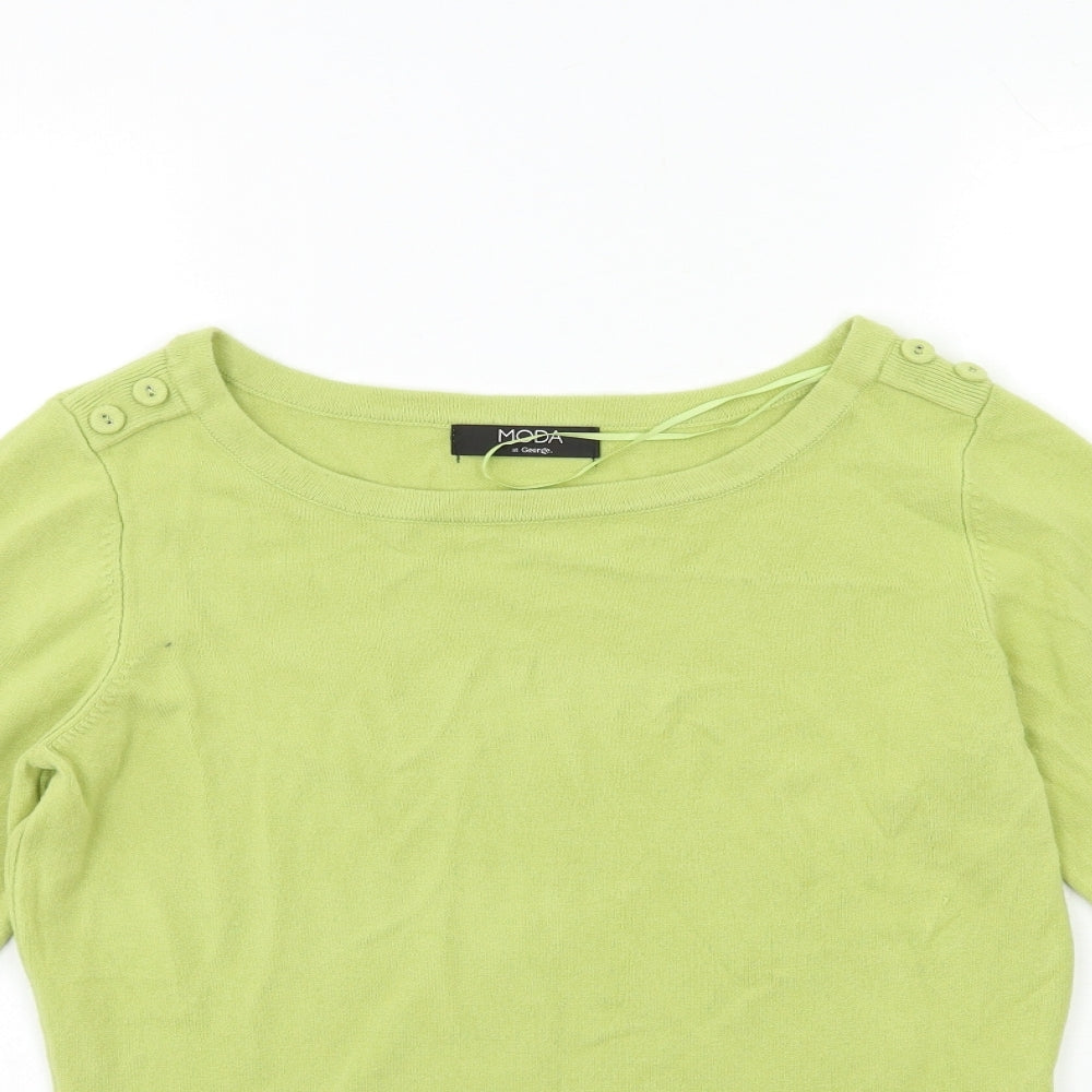 George Womens Green   Pullover Jumper Size 12