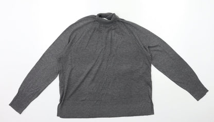 Womens UK Size S Zara Grey Pullover Jumper