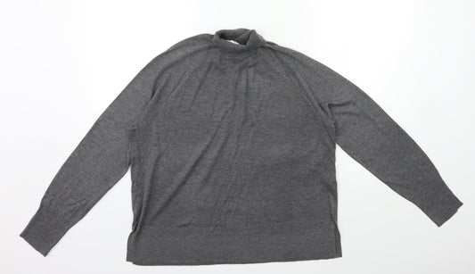 Womens UK Size S Zara Grey Pullover Jumper