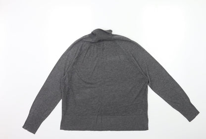 Womens UK Size S Zara Grey Pullover Jumper