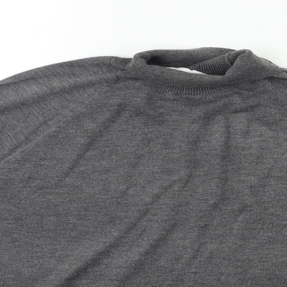 Womens UK Size S Zara Grey Pullover Jumper