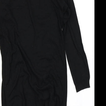 F&F Womens Black  Knit Cardigan Jumper Size 10