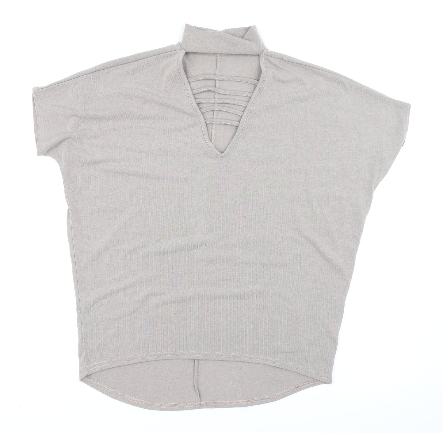 Womens UK Size 6 Select Brown Basic T-Shirt