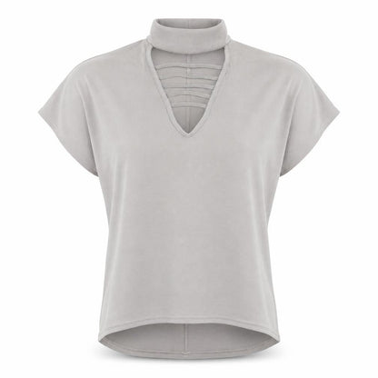 Womens UK Size 6 Select Brown Basic T-Shirt