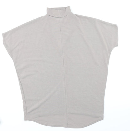 Womens UK Size 6 Select Brown Basic T-Shirt