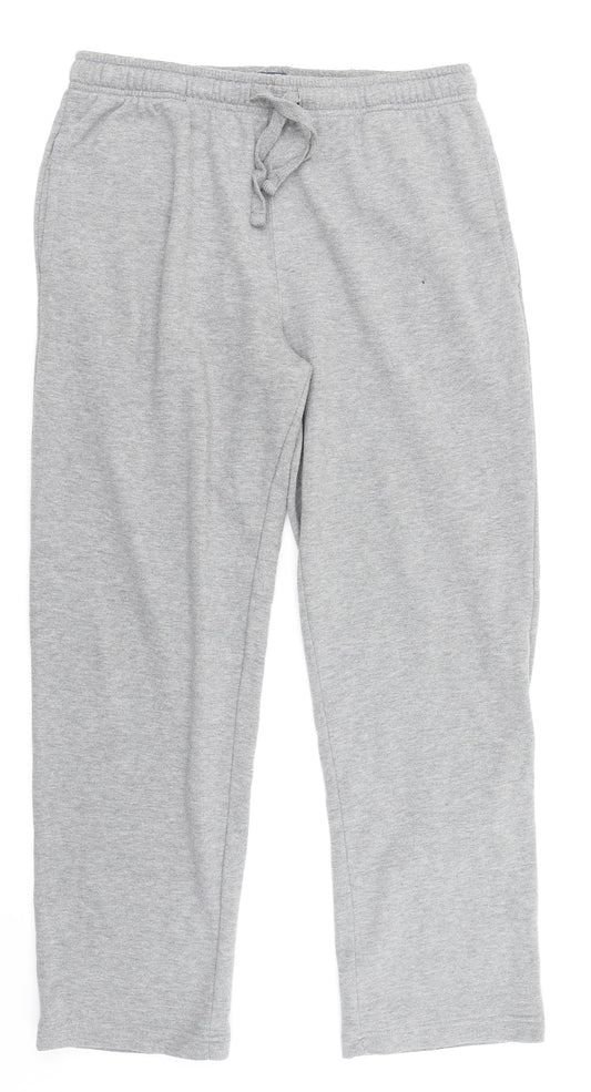 Easy Mens Grey   Jogger Trousers Size M L27 in