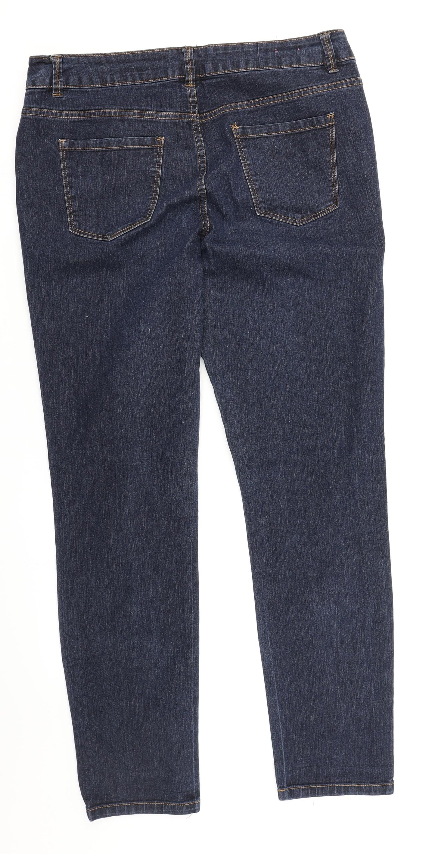 Womens UK Size 32 in Preworn Regular Fit Skinny Blue Jeans