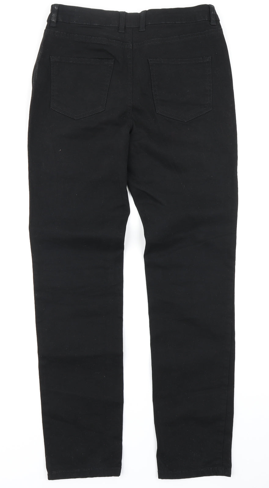 V Womens Black  Denim Skinny Jeans Size 10 L28 in