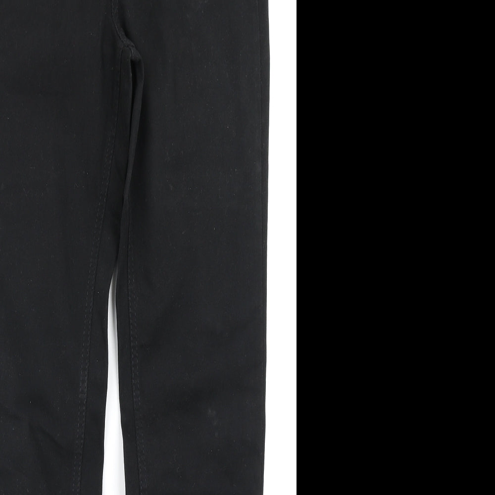 V Womens Black  Denim Skinny Jeans Size 10 L28 in