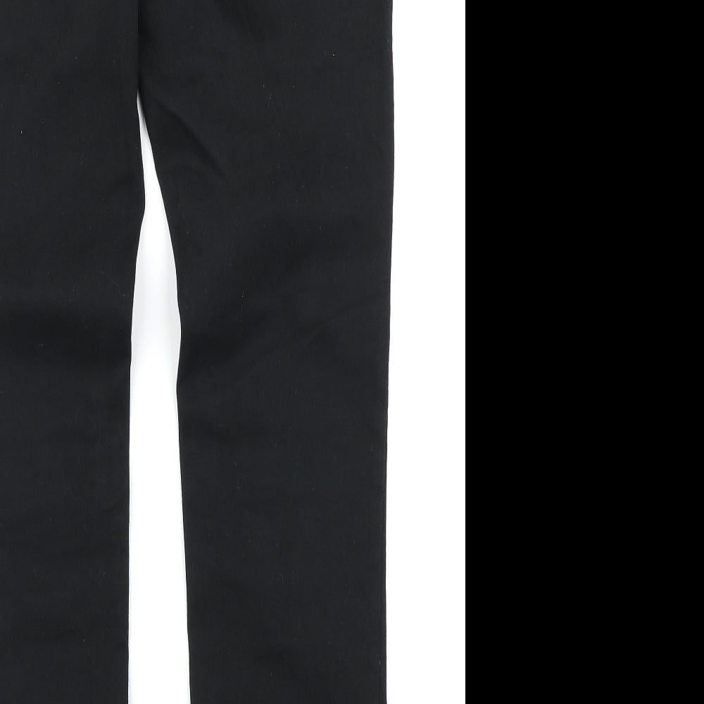 V Womens Black  Denim Skinny Jeans Size 10 L28 in