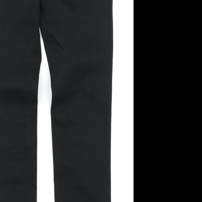 V Womens Black  Denim Skinny Jeans Size 10 L28 in