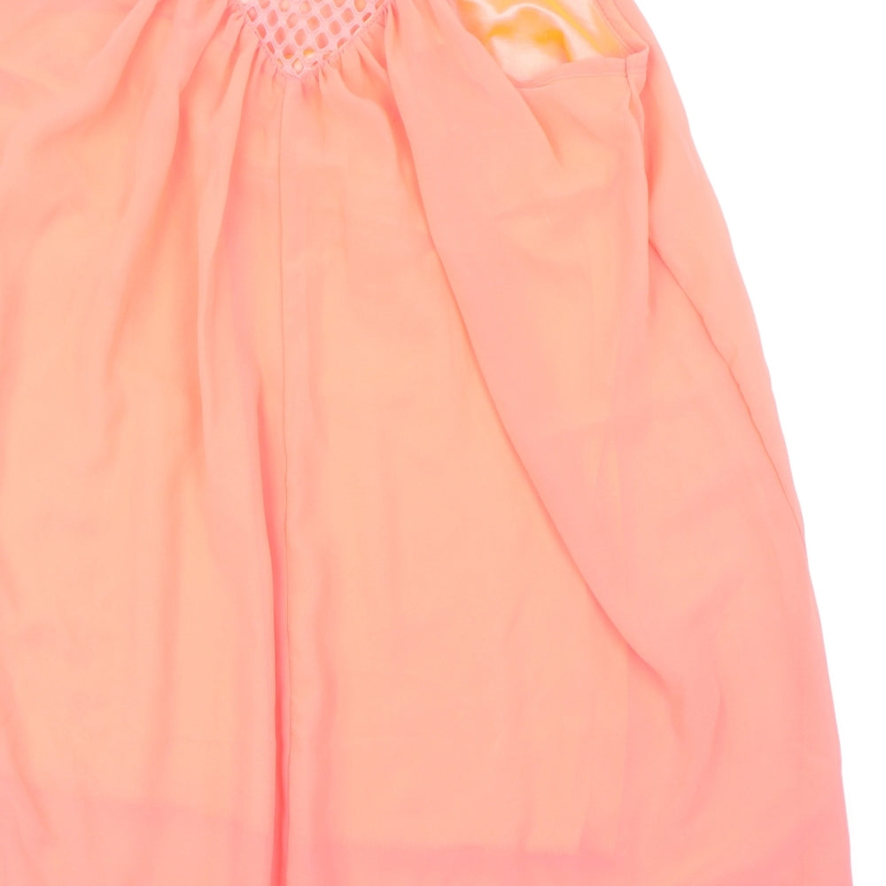Vicabo Womens Orange   Jumper Dress  Size L