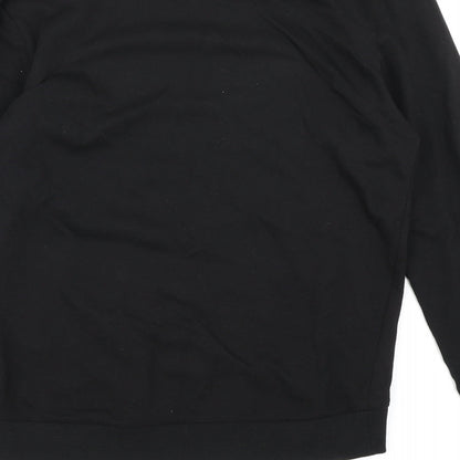 Divided Womens Black   Pullover Sweatshirt Size XS  - Christmas Candy Canes