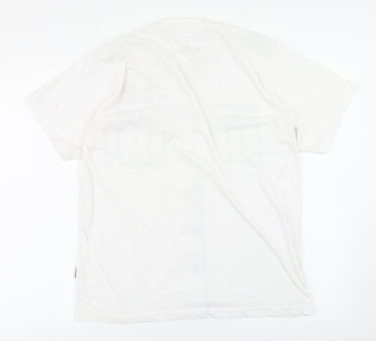 Wicked Fun Mens White    T-Shirt Size M
