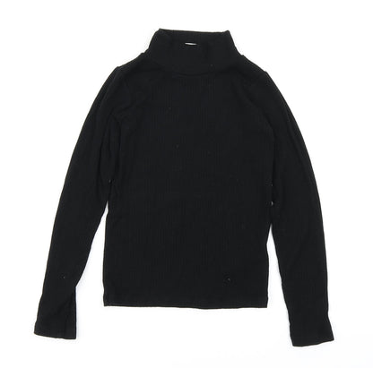 F&F Girls Black   Basic T-Shirt Size 8-9 Years