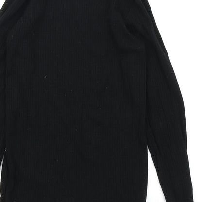 F&F Girls Black   Basic T-Shirt Size 8-9 Years