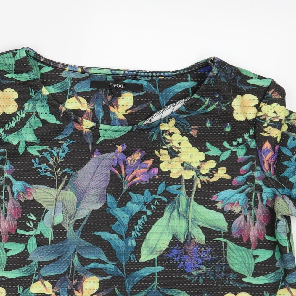 Womens UK Size 8 NEXT Multicoloured Basic T-Shirt