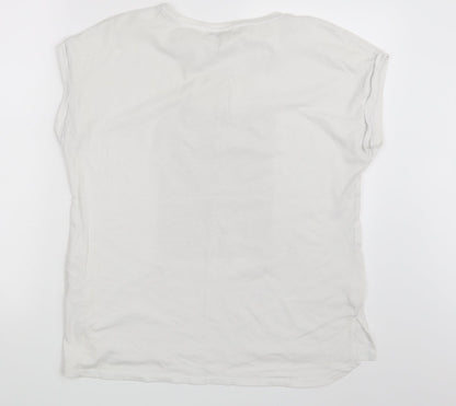 Papaya Womens White   Basic T-Shirt Size 12  - Love of my LIfe