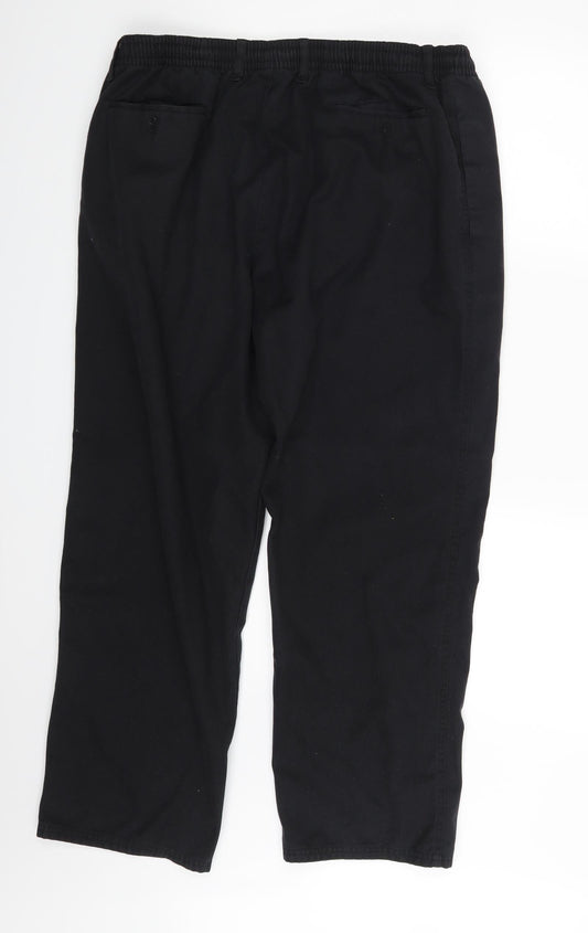 Preworn Mens Black   Jogger Trousers Size 42 in L24 in